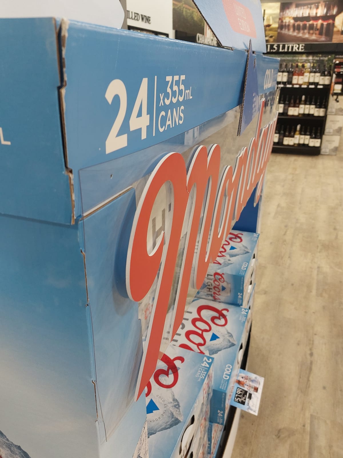 Coors Light at Tesco Ireland