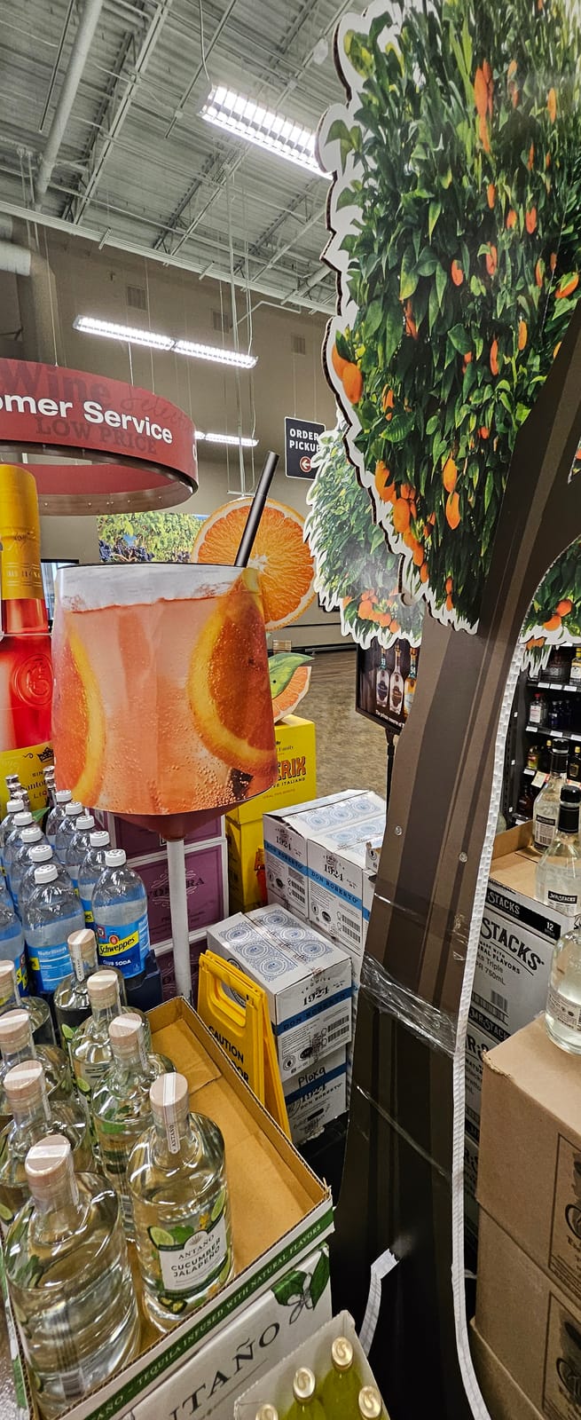 In-store display at SLGA