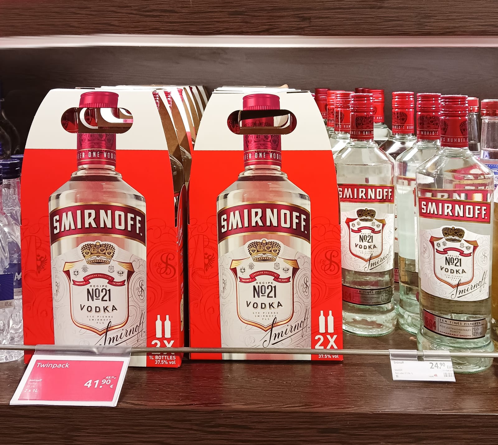 Smirnoff at Local Wine Shop