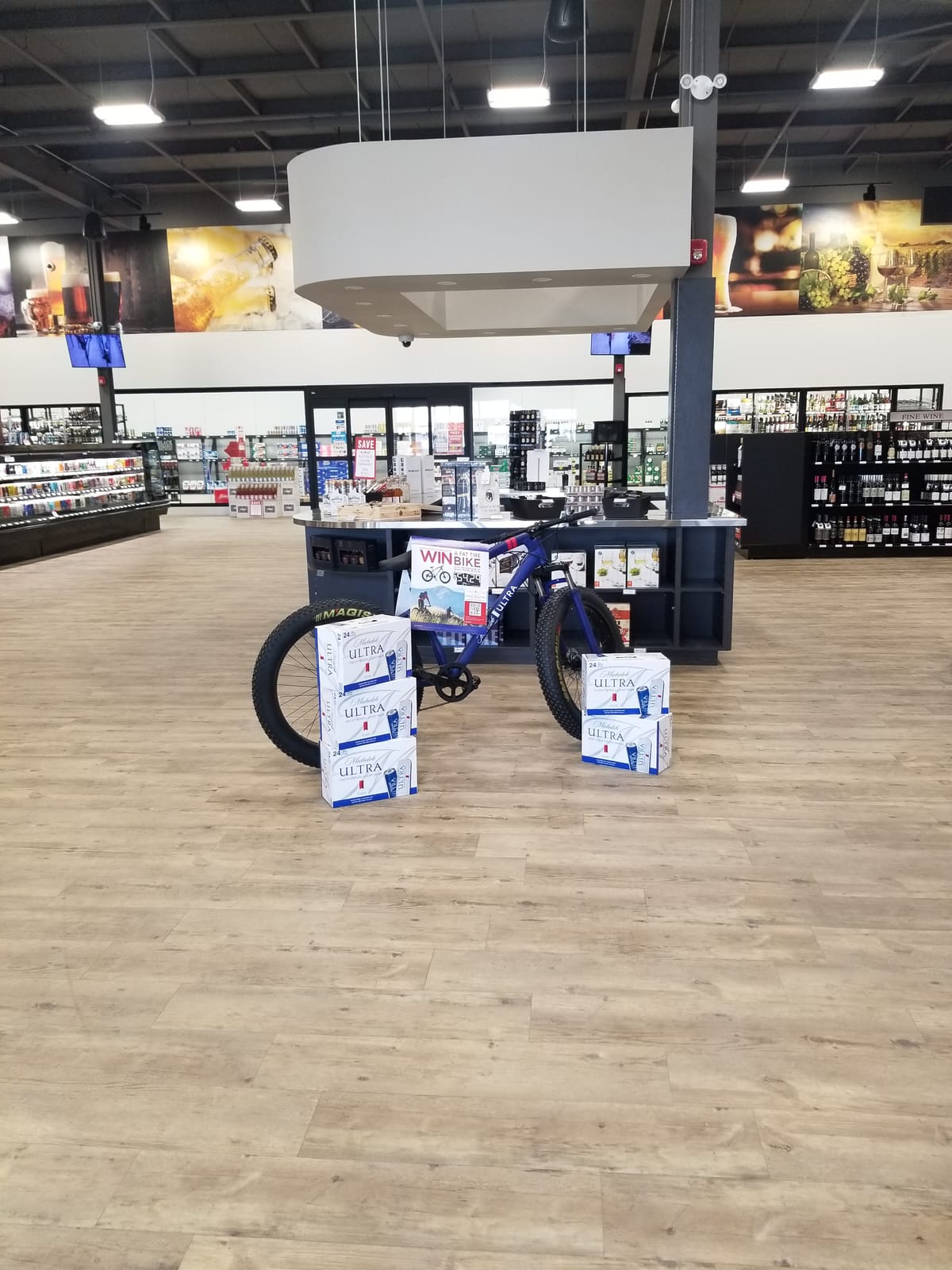 Michelob Ultra at Local Wine Shop