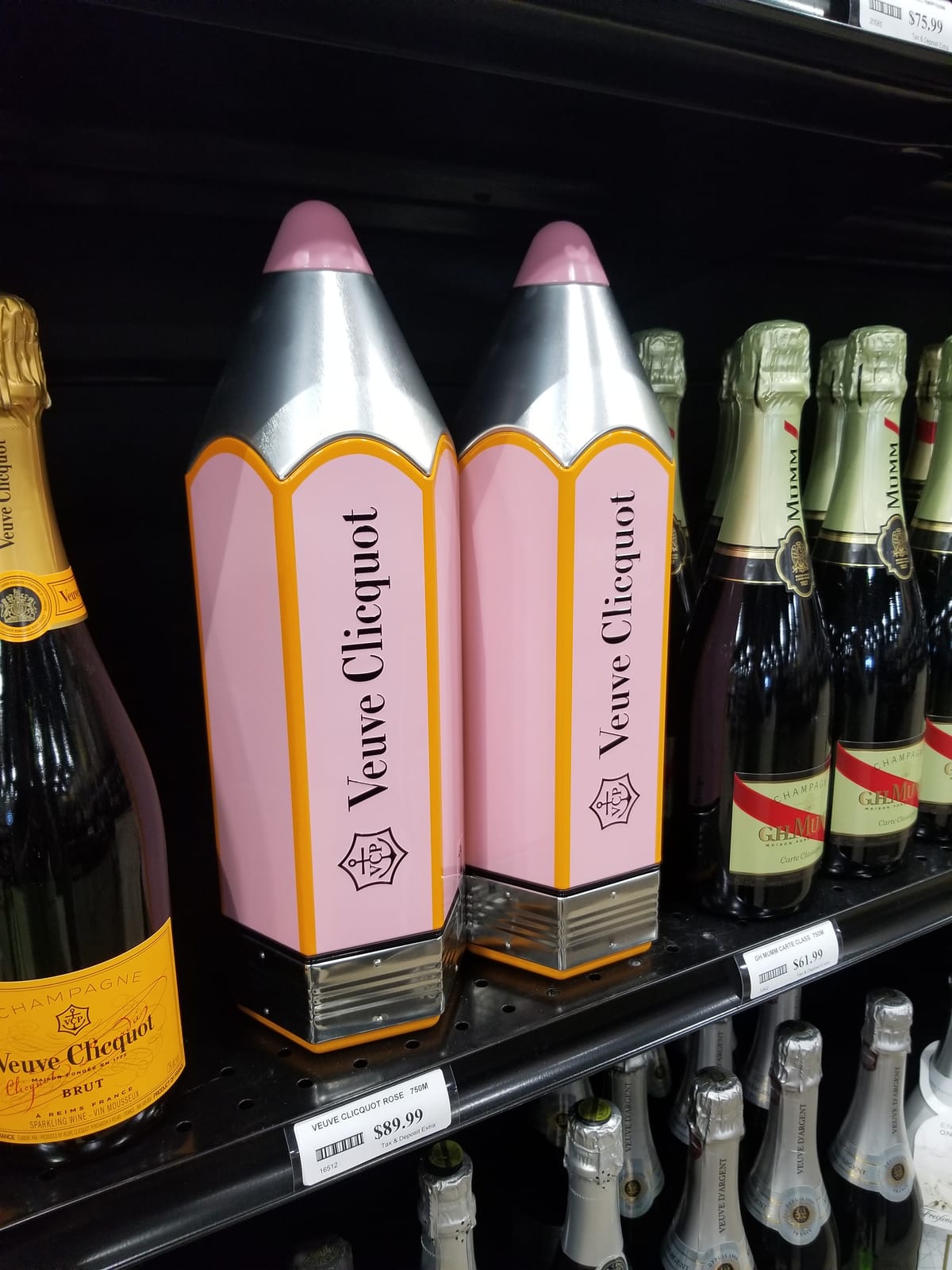 Veuve Clicquot at Whole Foods