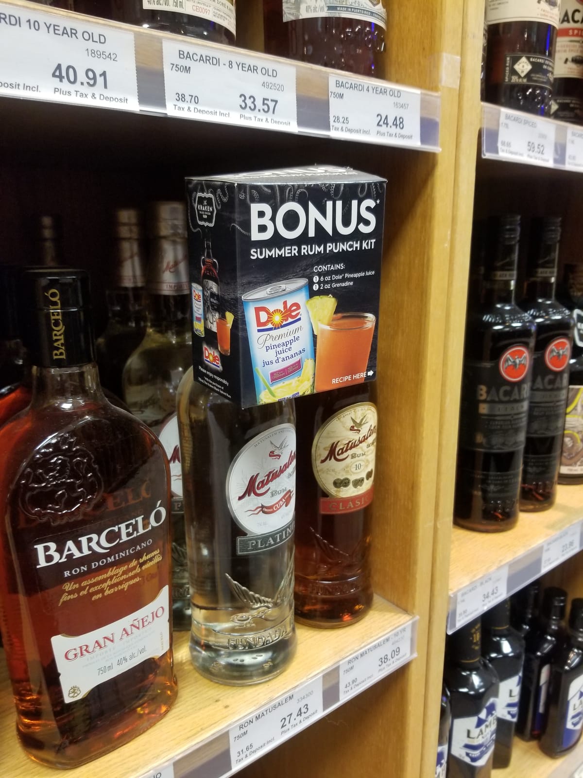 Bacardi at Tesco Ireland