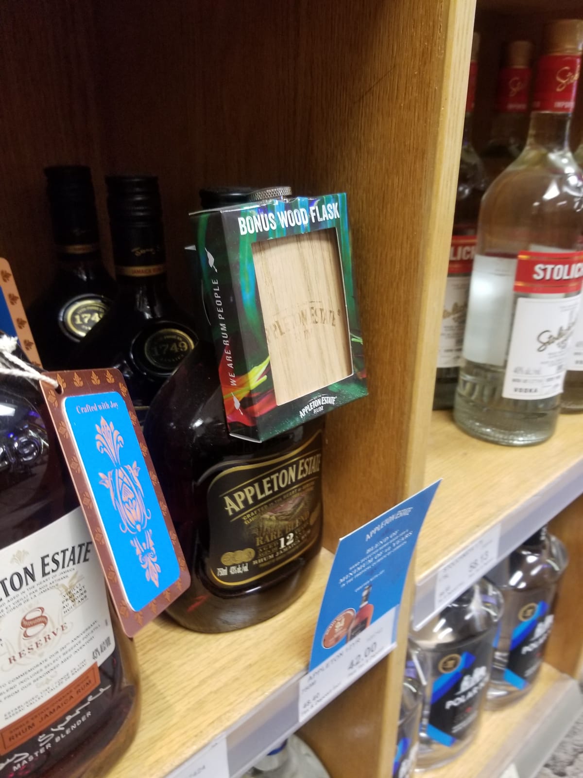 Appleton Estate at Local Wine Shop