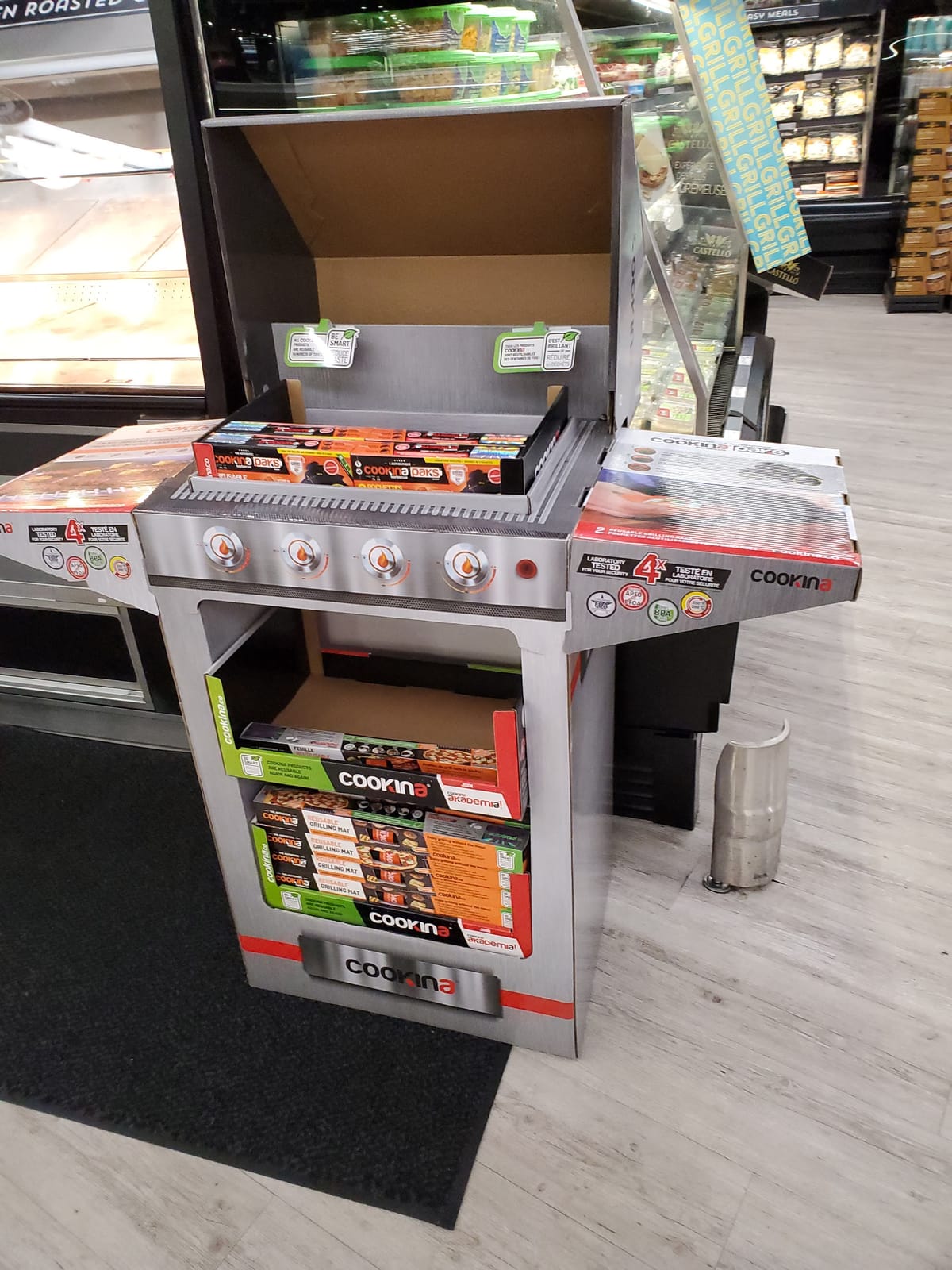 In-store display at Tesco Ireland