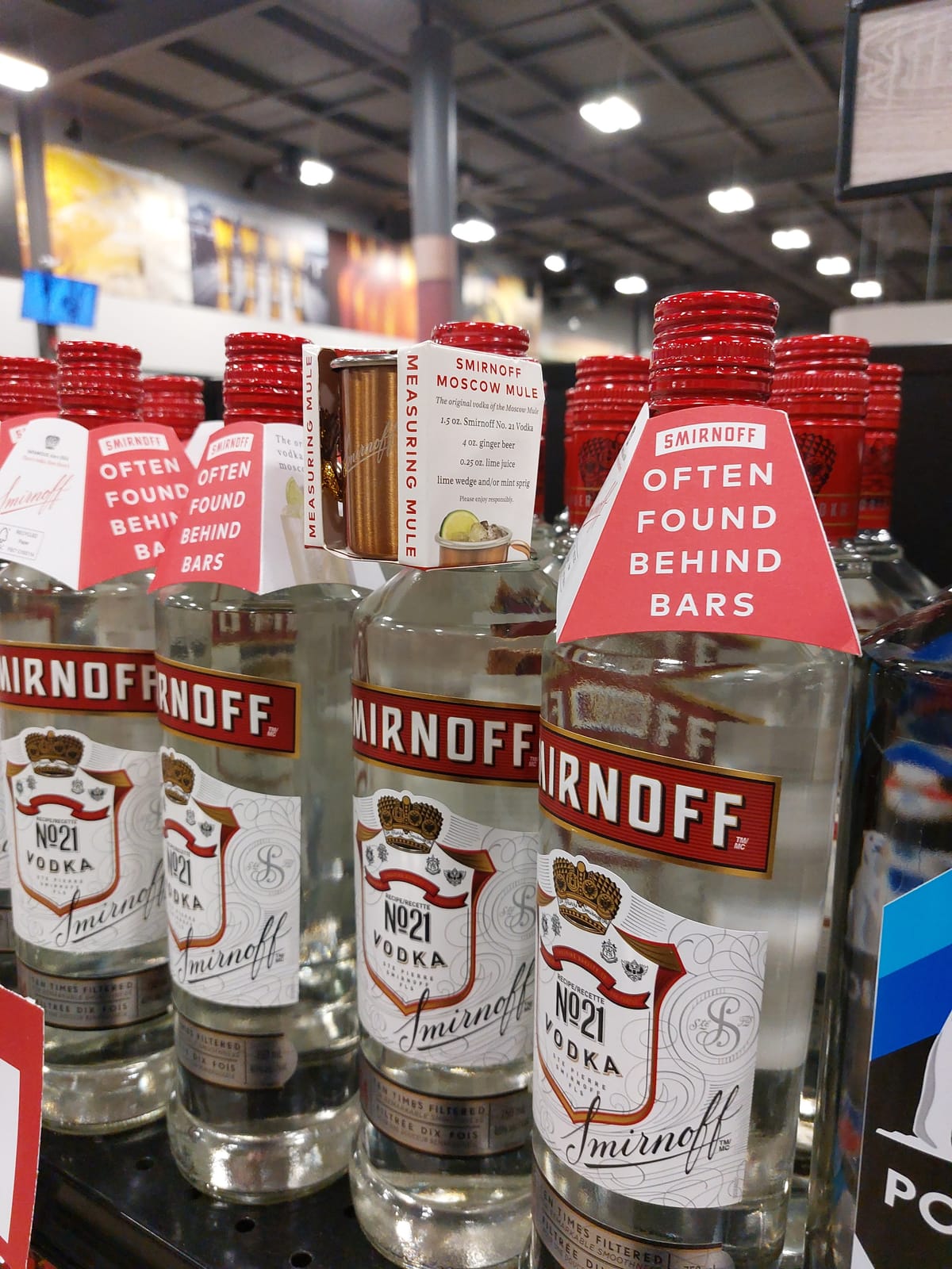 Smirnoff at Local Wine Shop