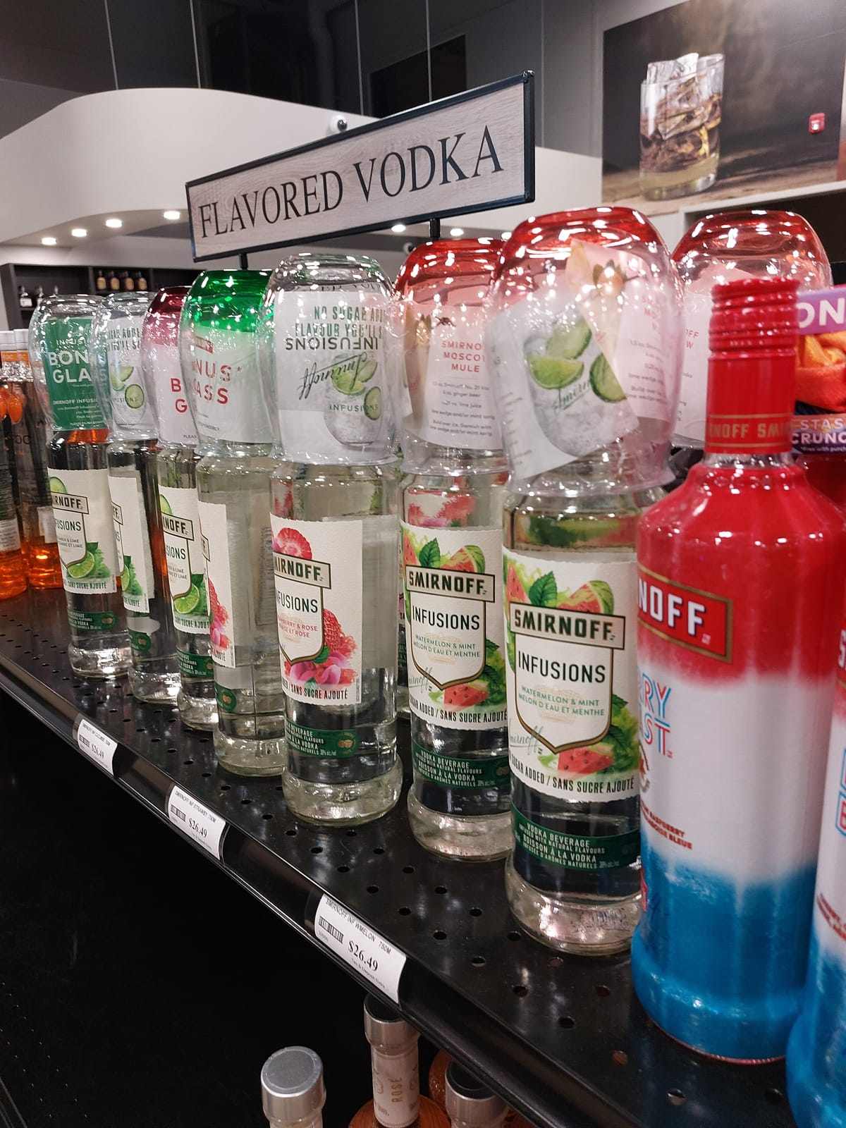 Smirnoff at LCBO