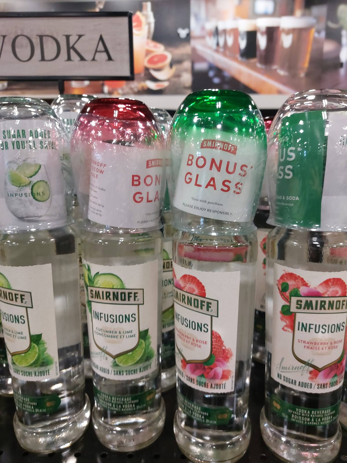 Smirnoff at BC Liquor