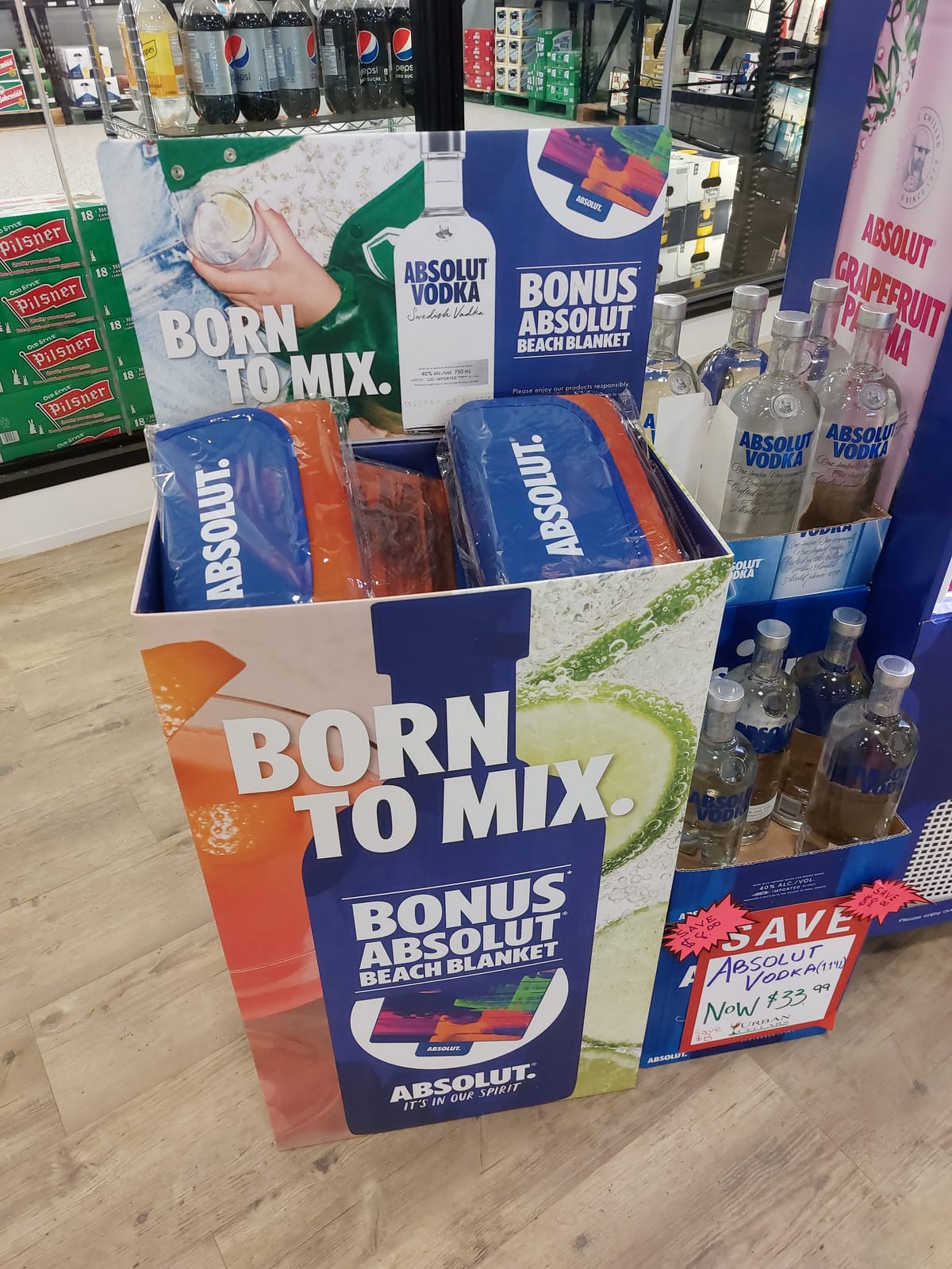 Absolut at Local Wine Shop