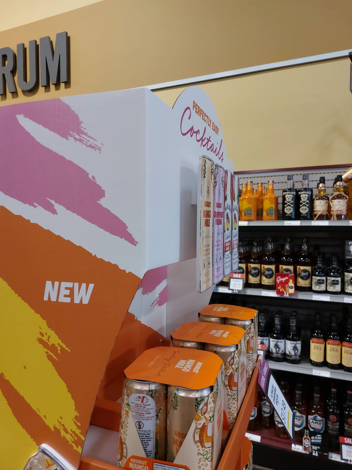 Absolut at Local Wine Shop