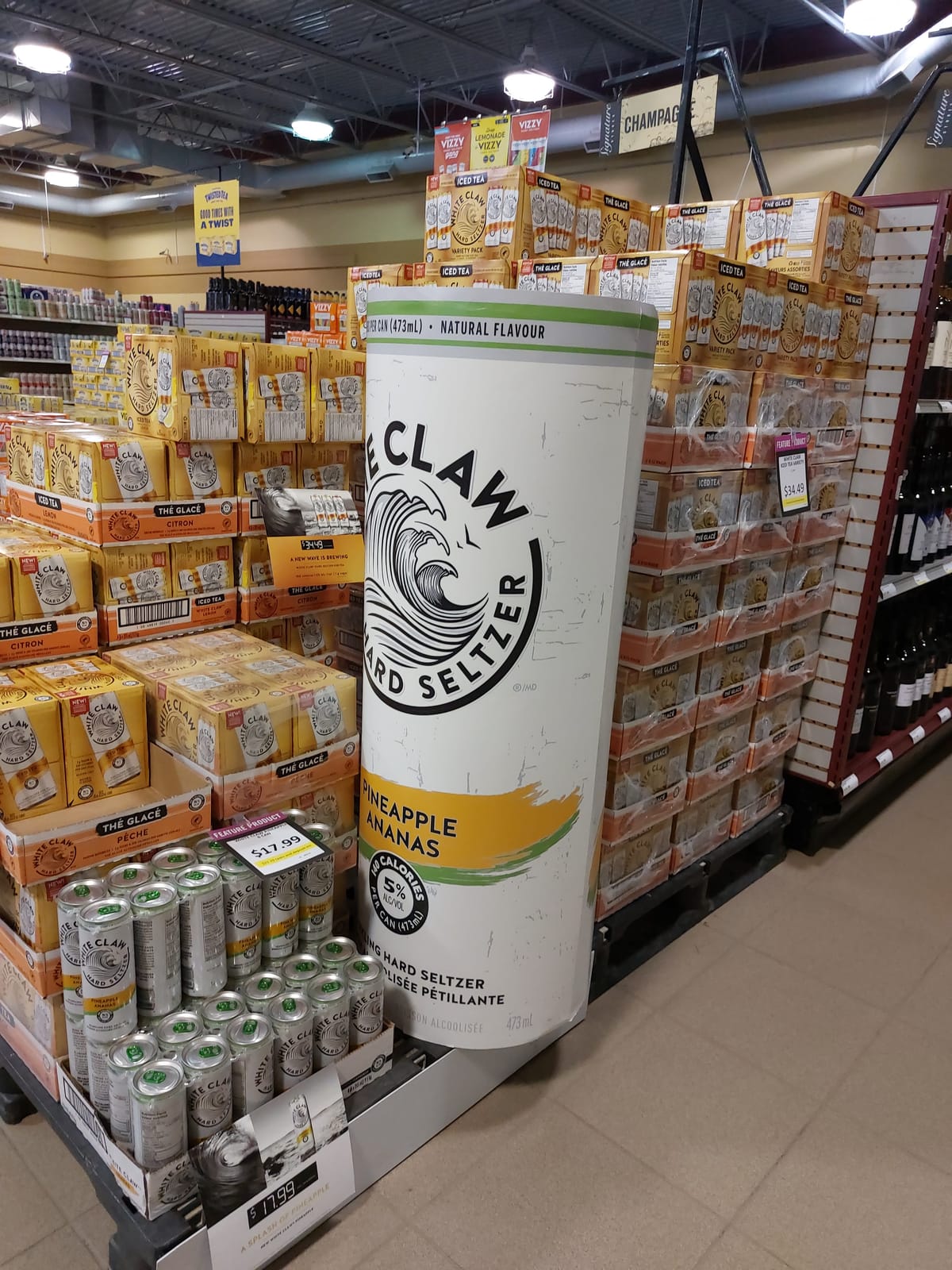 White Claw at Binny's