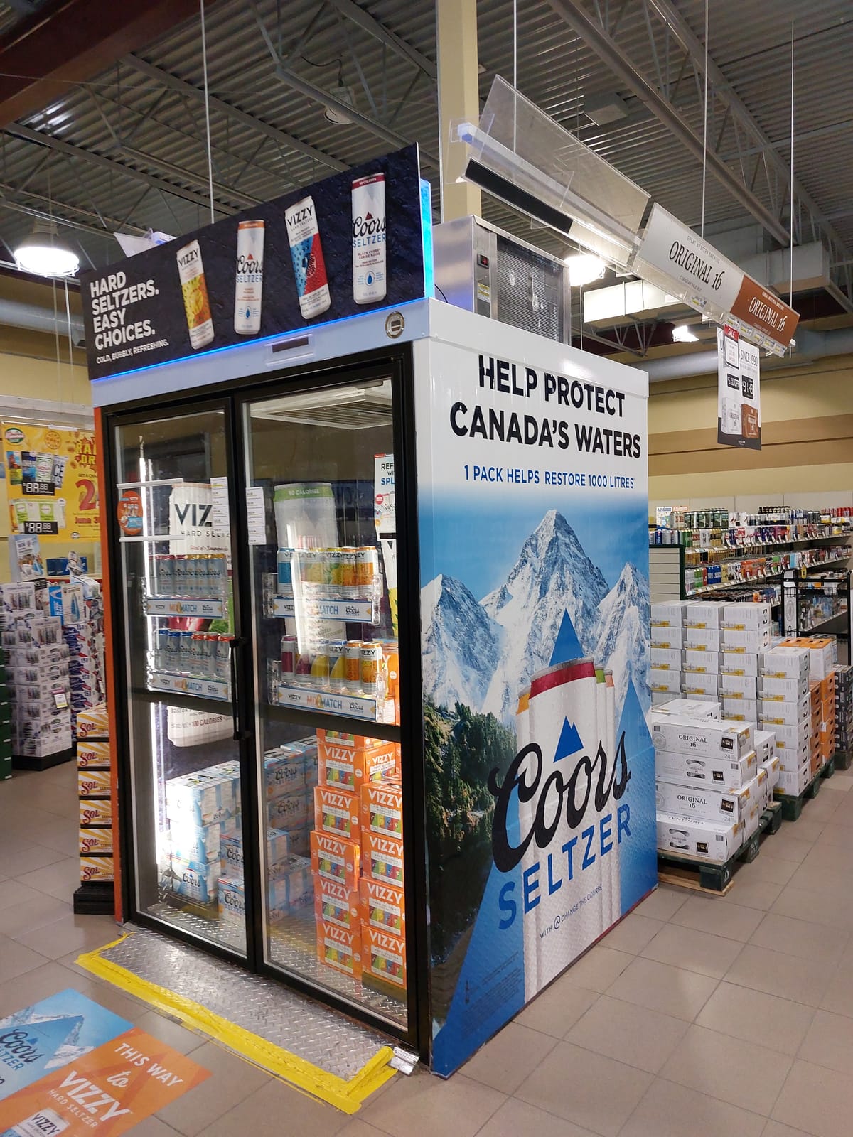 Coors Seltzer at Safeway