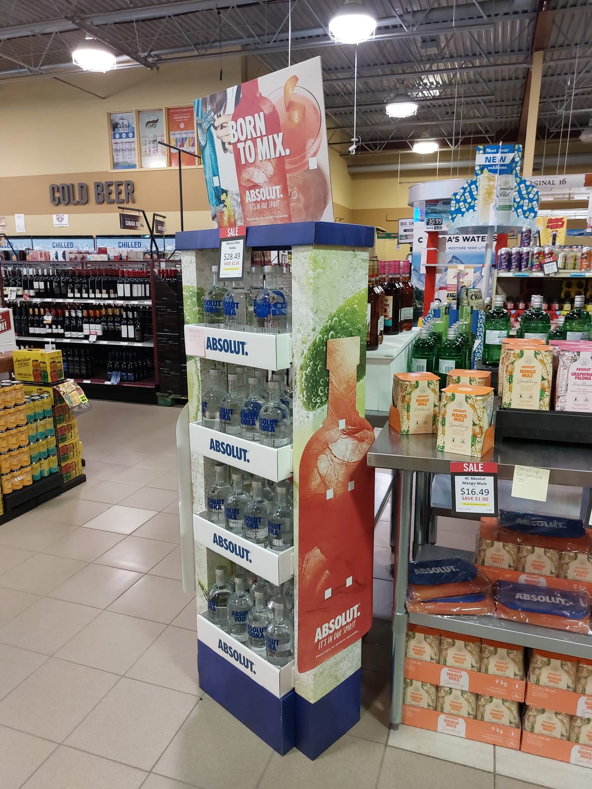 Absolut at Local Wine Shop