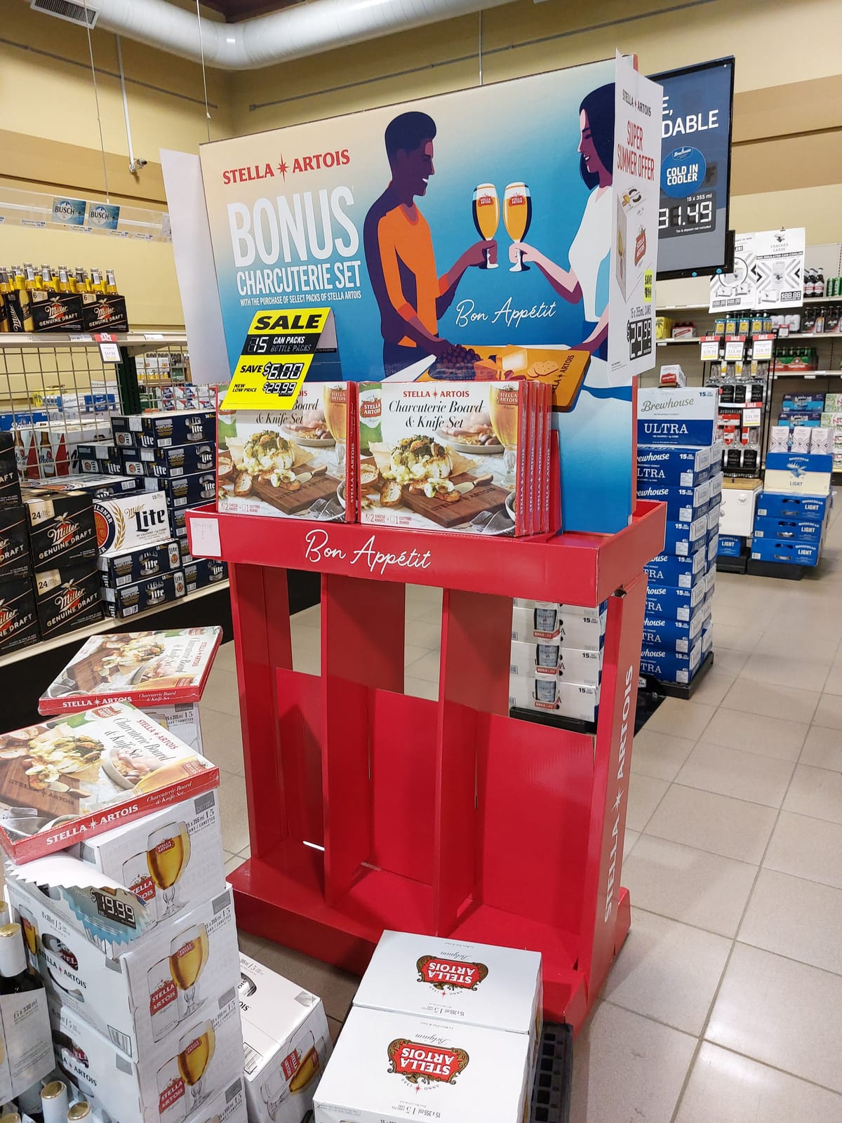 Stella Artois at Binny's