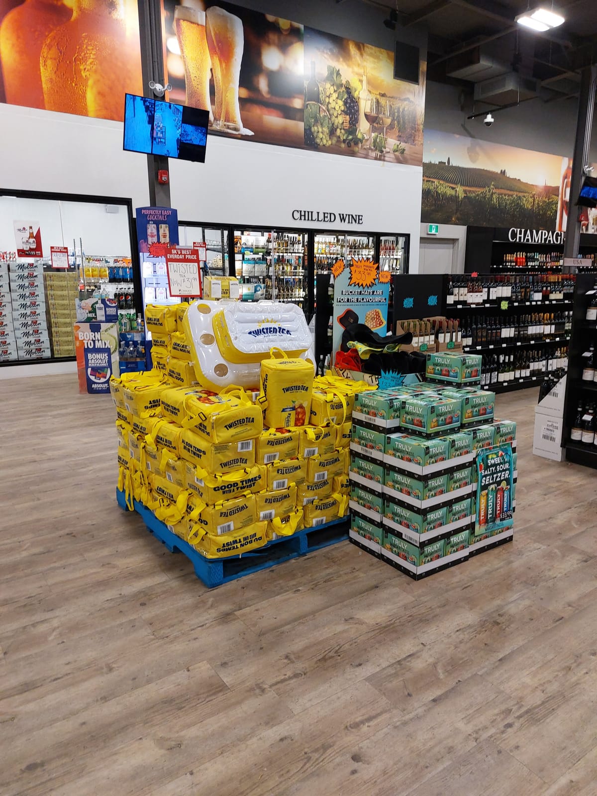 Twisted Tea at Local Wine Shop