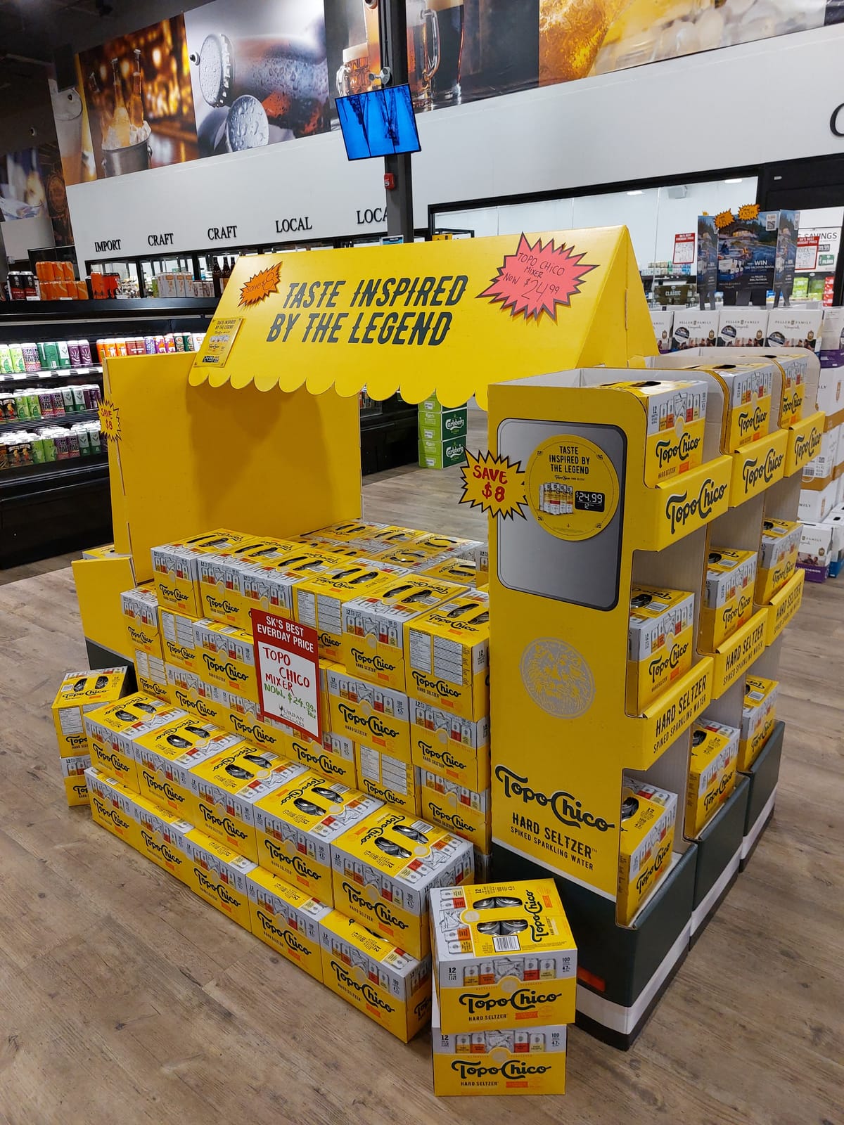 Topo Chico at Local Wine Shop