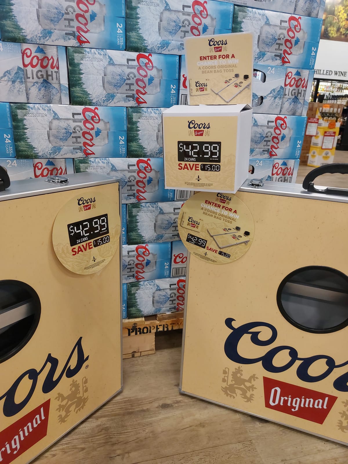 Coors Light at Safeway