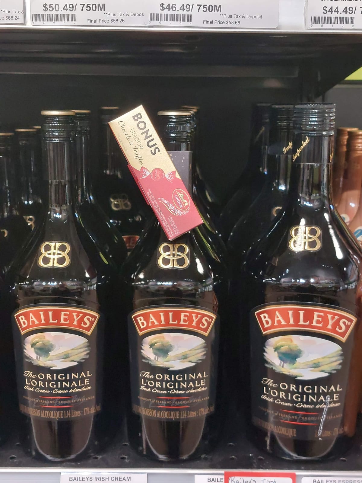 Baileys at Tesco Ireland