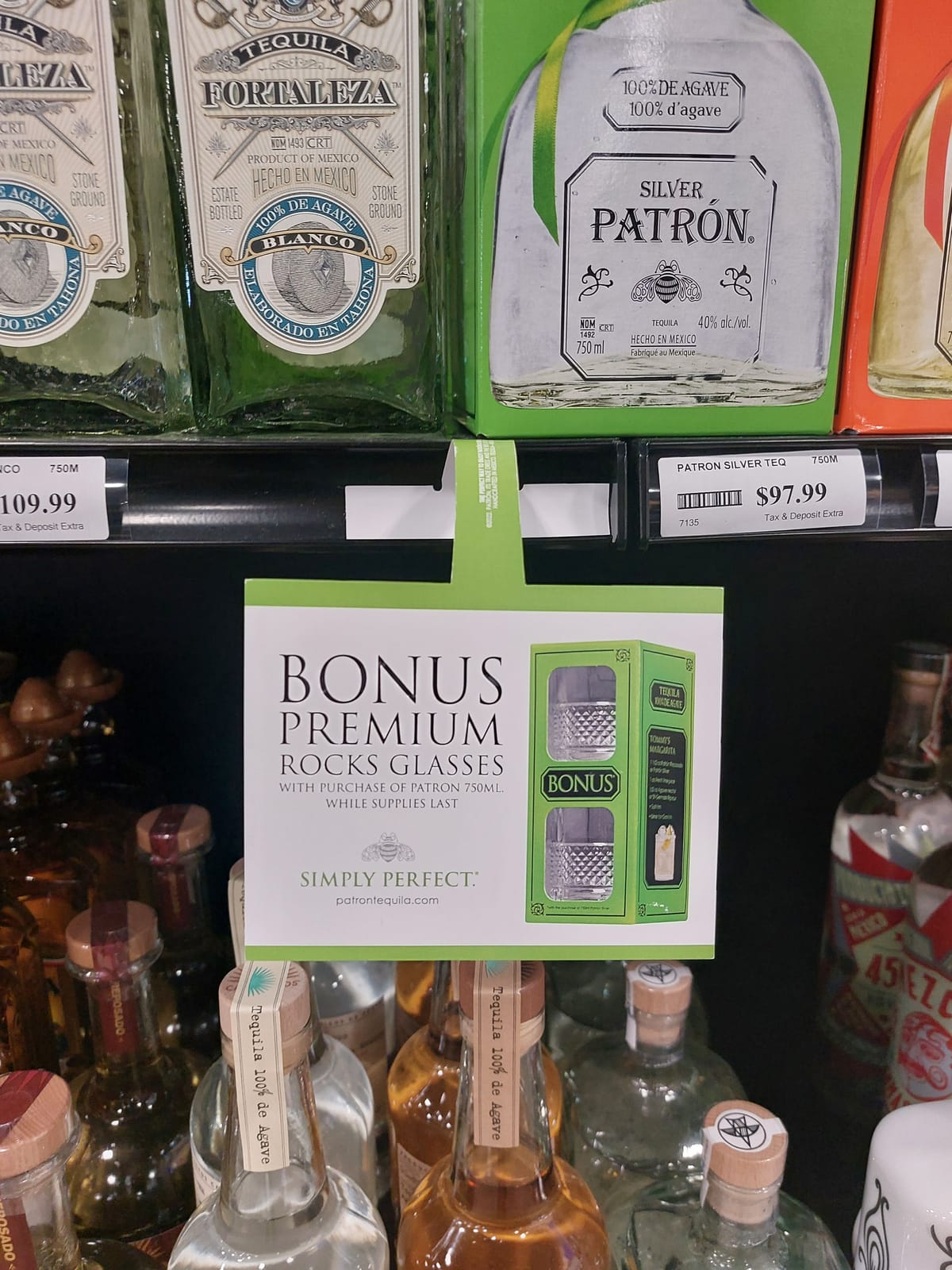 Patrón at Whole Foods