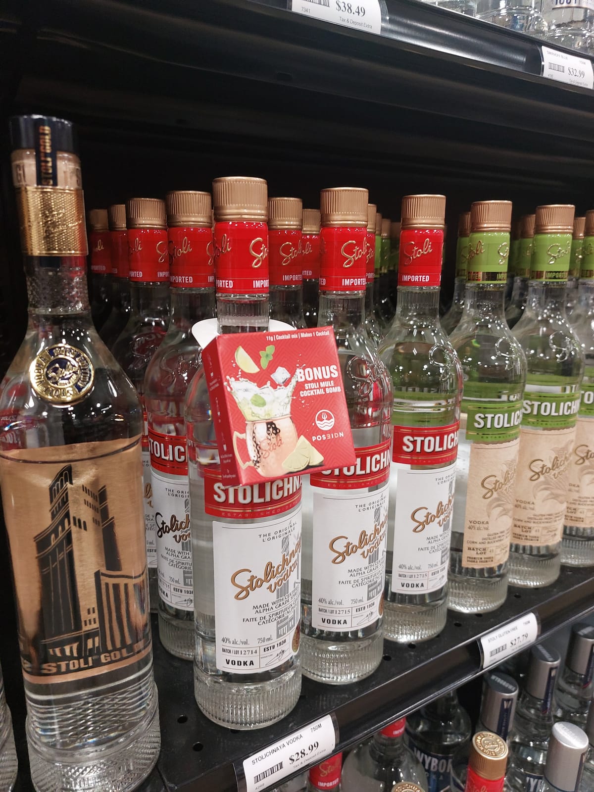 Stoli at Spec's