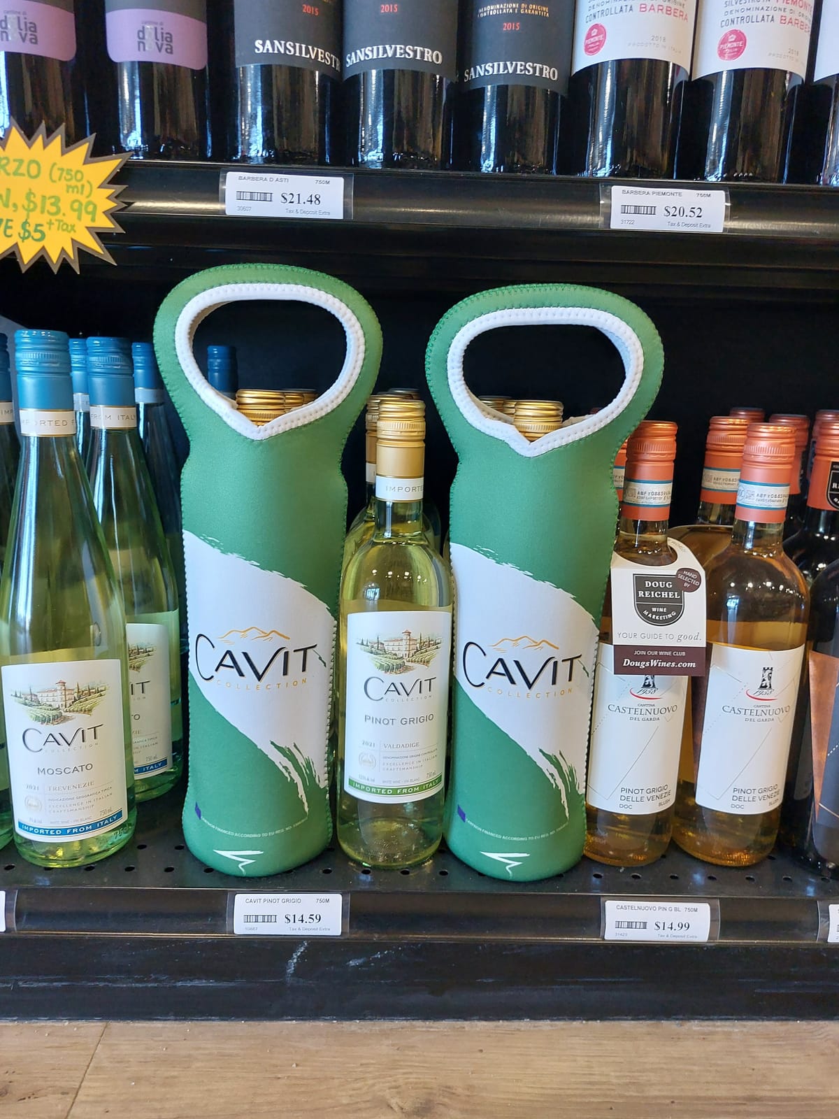 Cavit at Total Wine