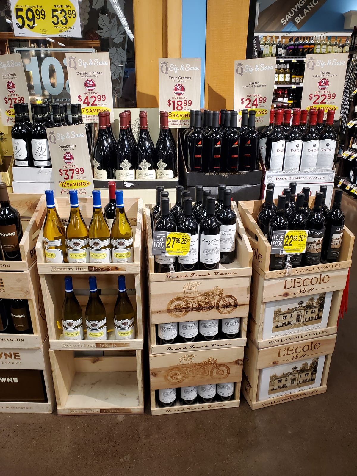 Veuve Clicquot at Total Wine