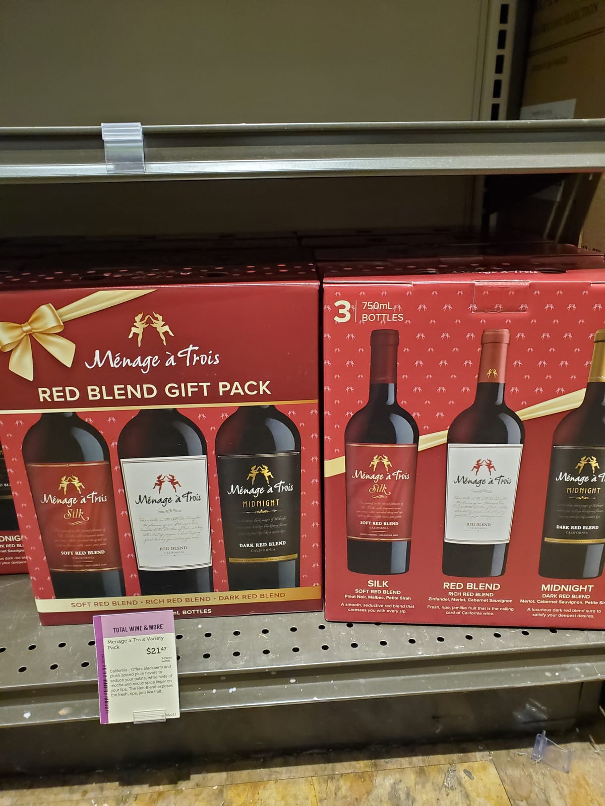 Menage a Trois at Safeway