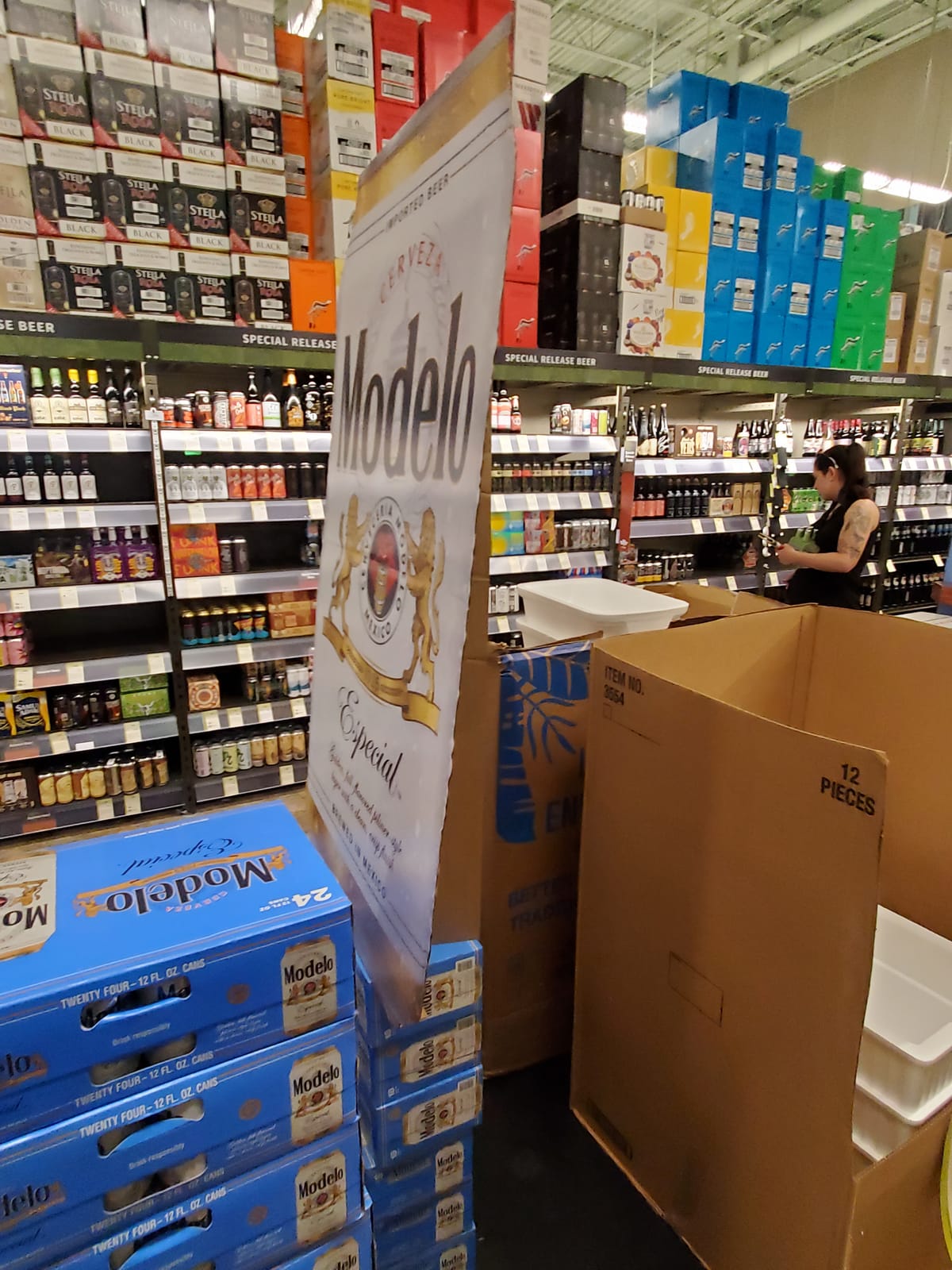 Modelo at Local Wine Shop