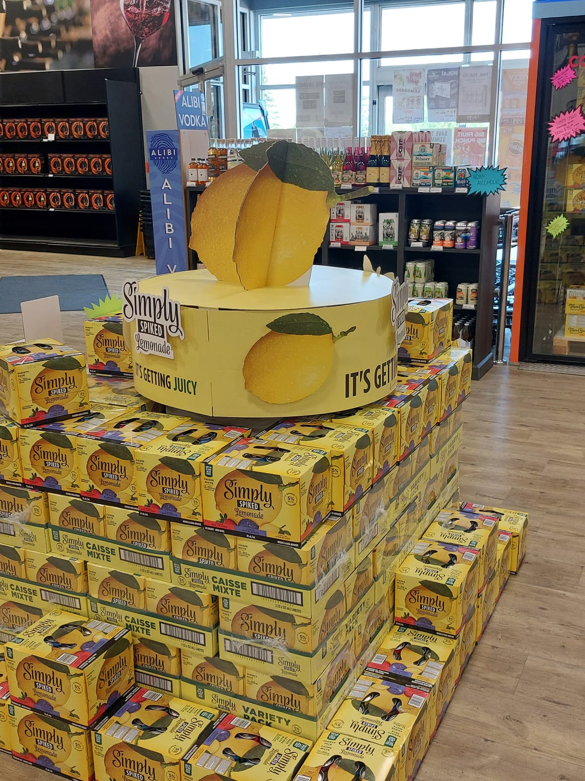 Simply Spiked Lemonade at Waitrose