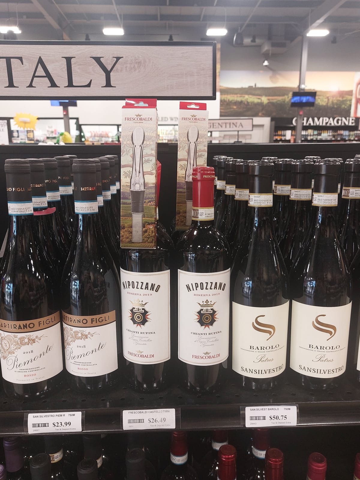 Sartirano Figli at Walmart