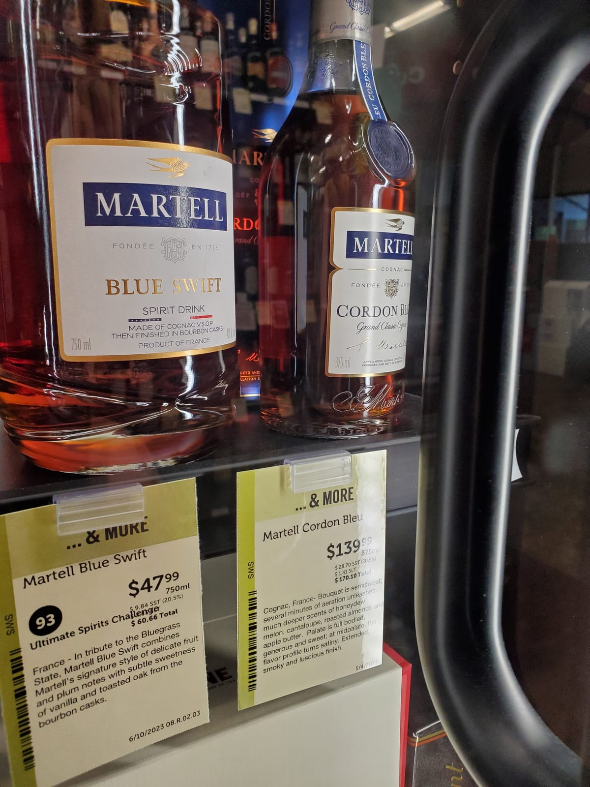 Martell at Binny's