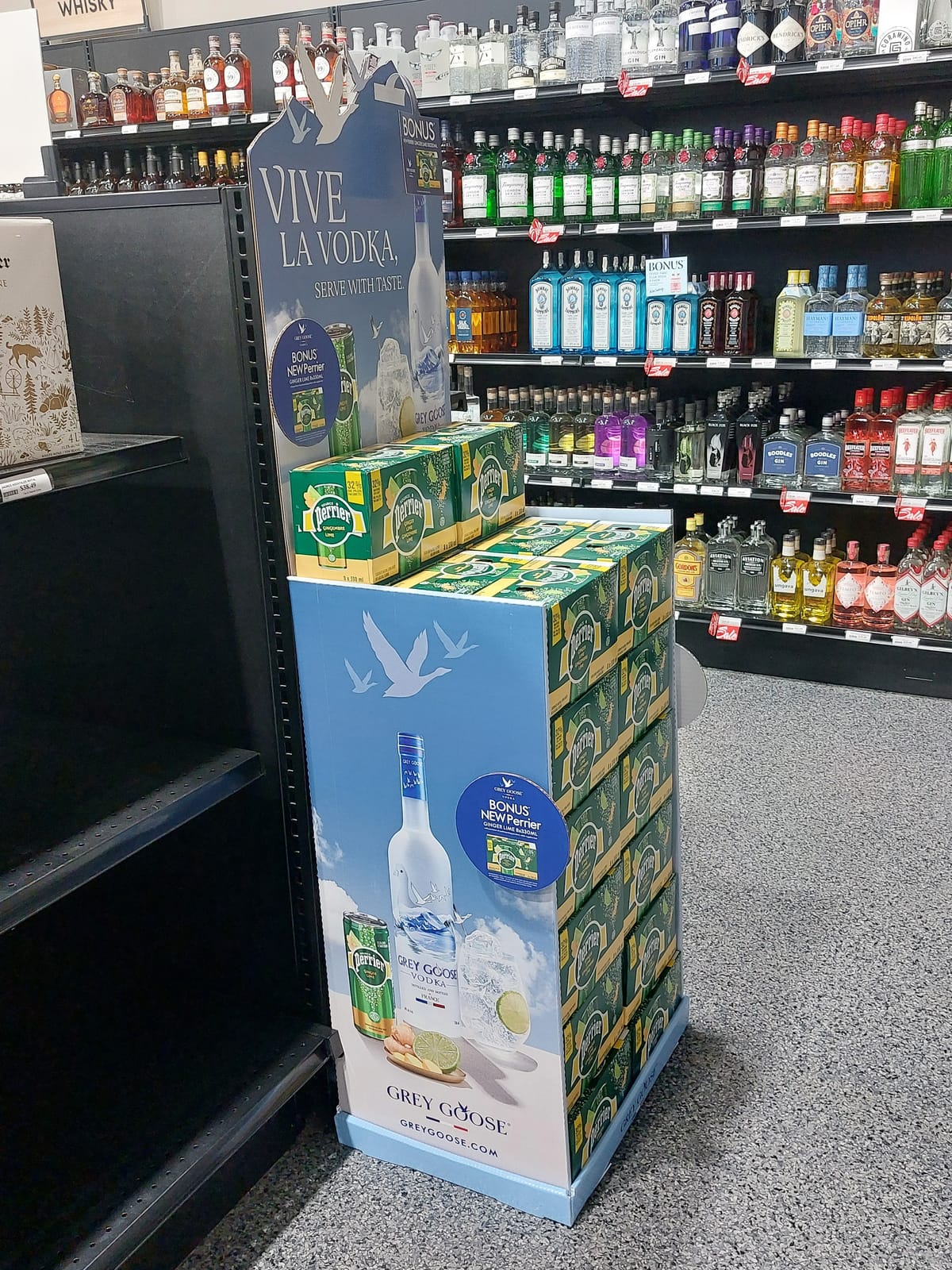 Grey Goose at Total Wine