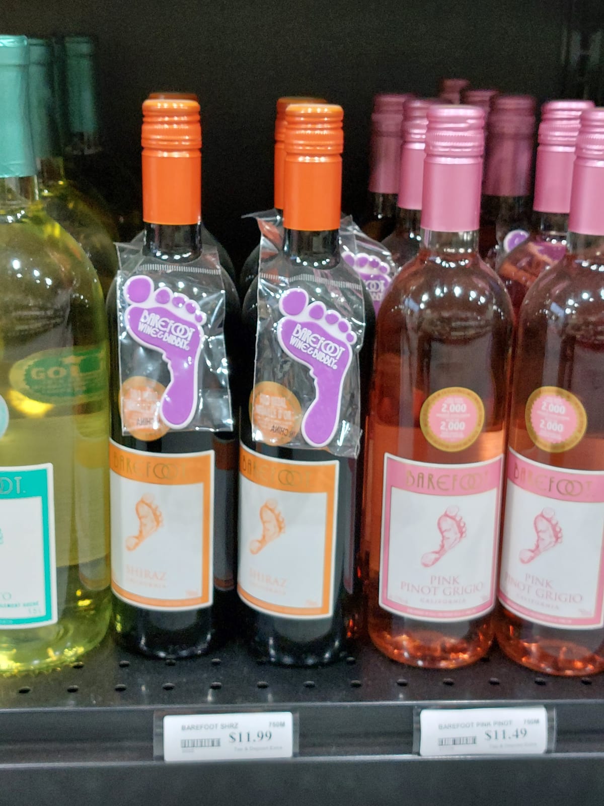 Barefoot at BC Liquor