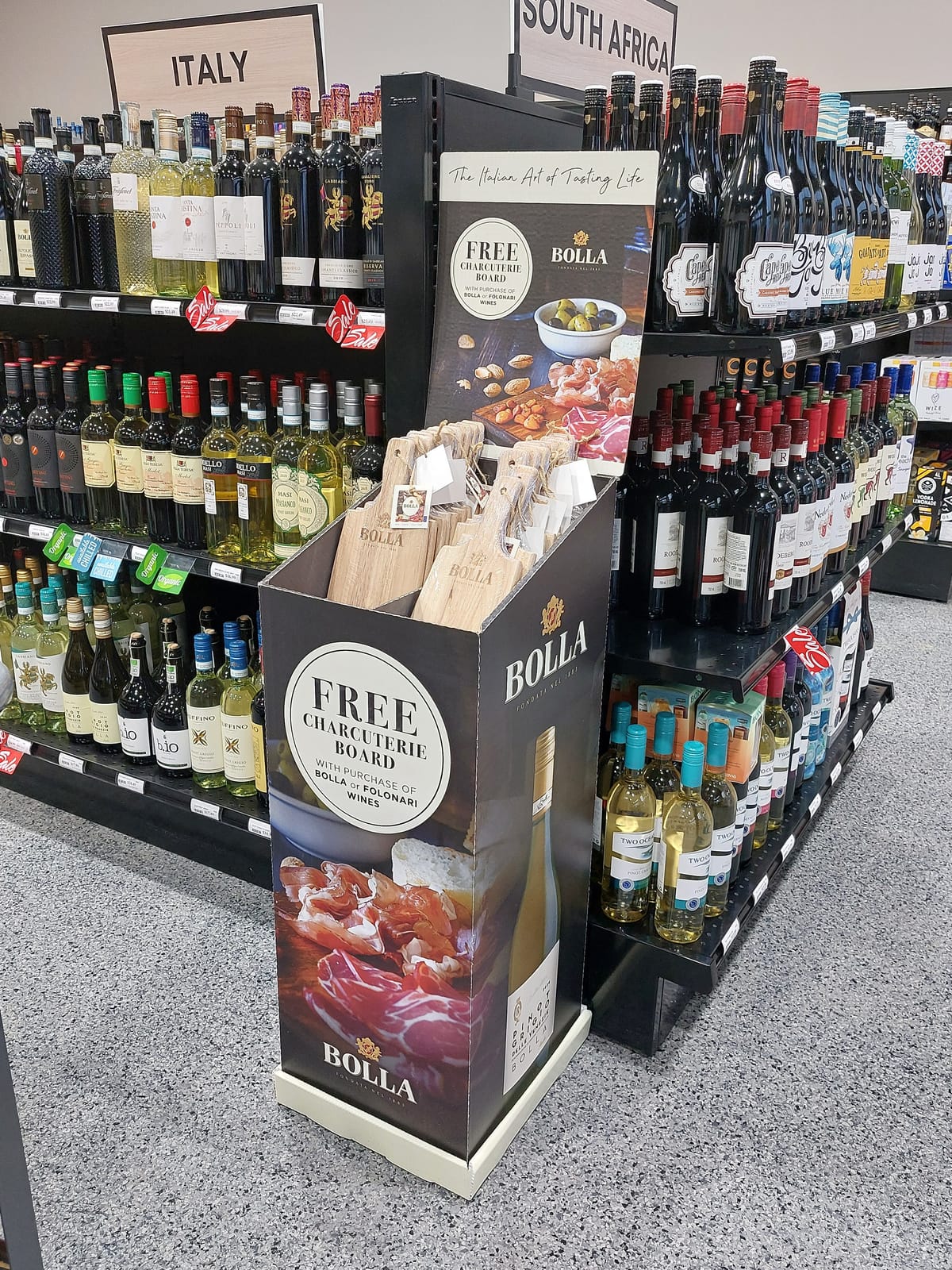 Bolla at Local Wine Shop