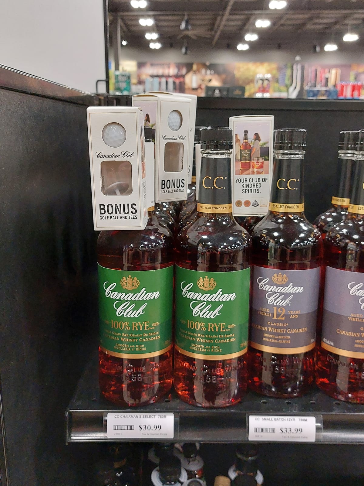 Canadian Club at LCBO