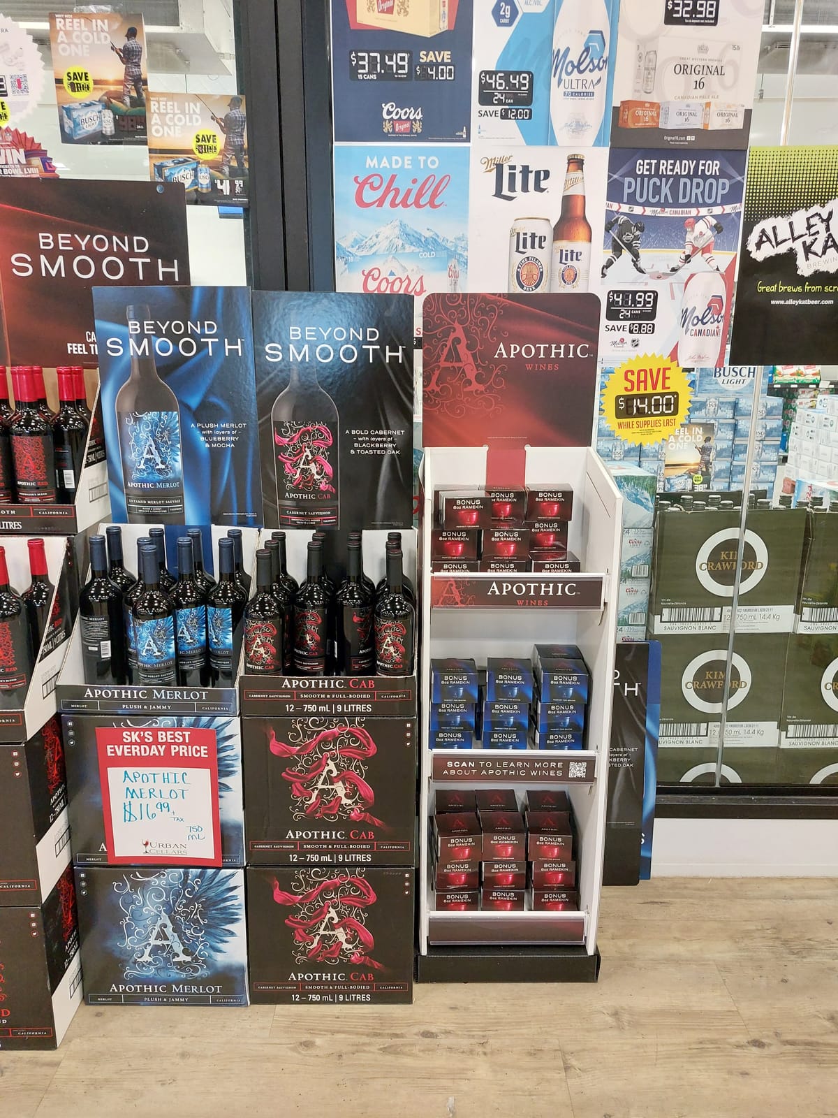 Apothic at Local Wine Shop