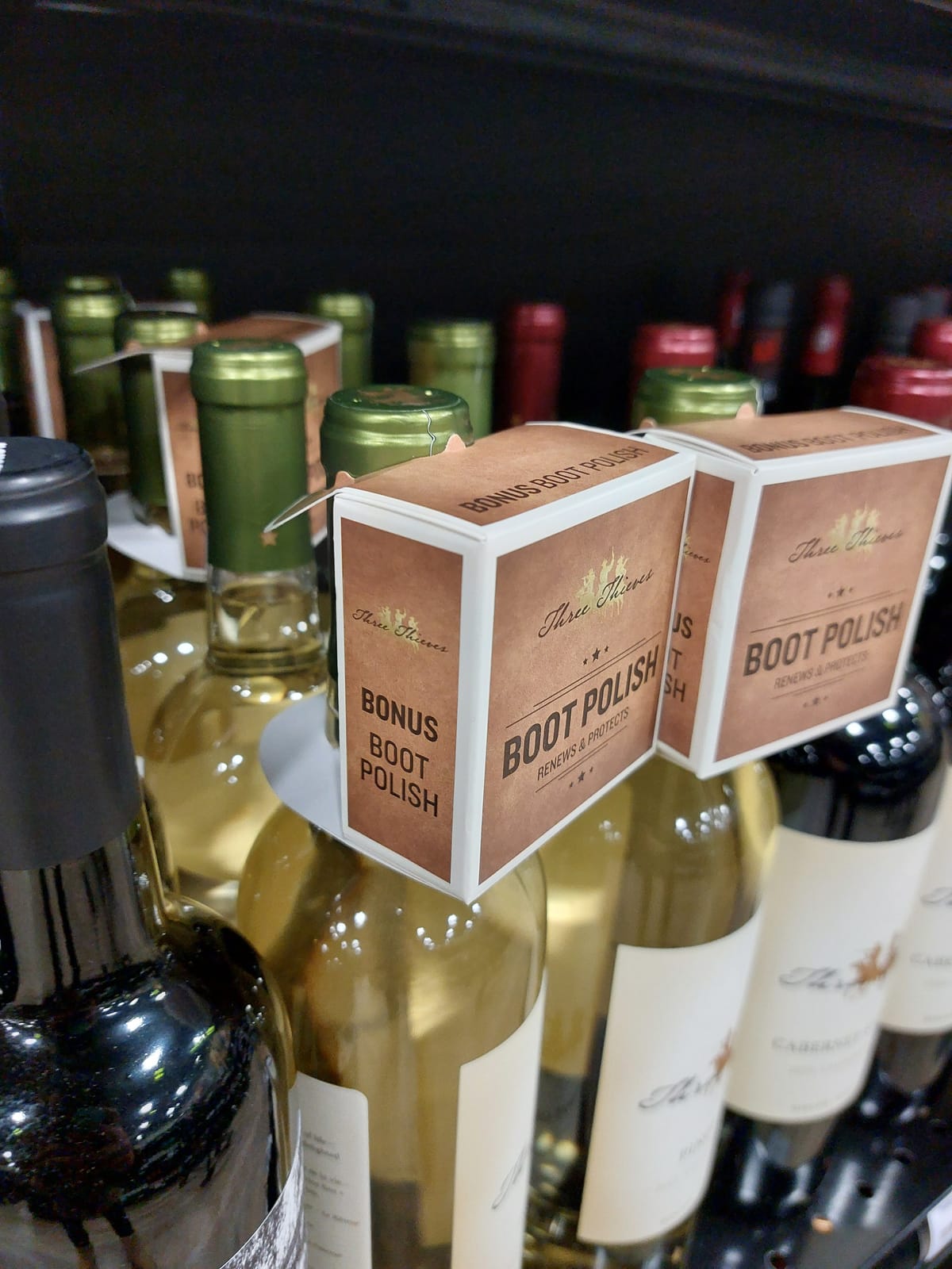 Three Thieves at Local Wine Shop