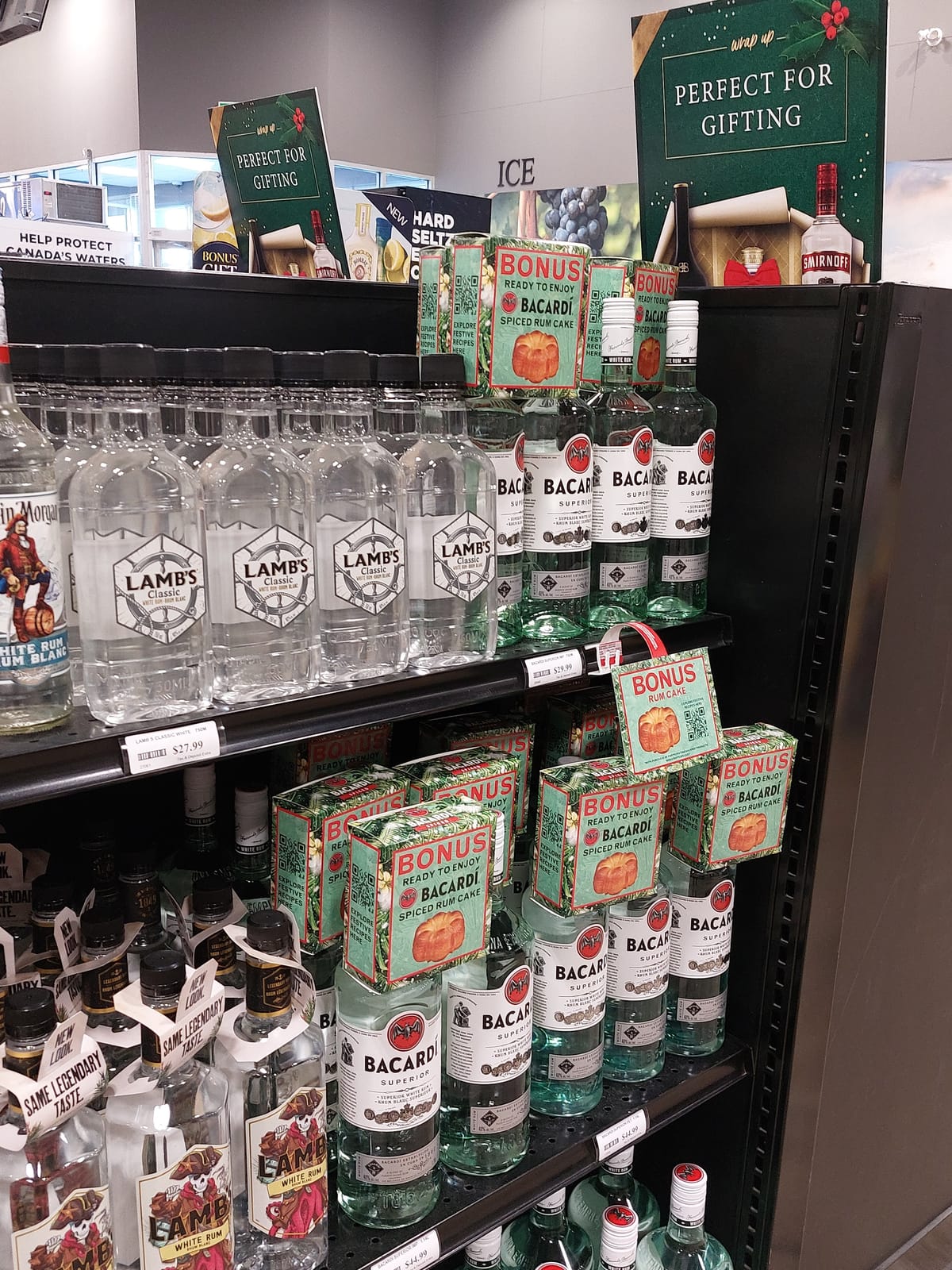 Bacardi at Local Wine Shop
