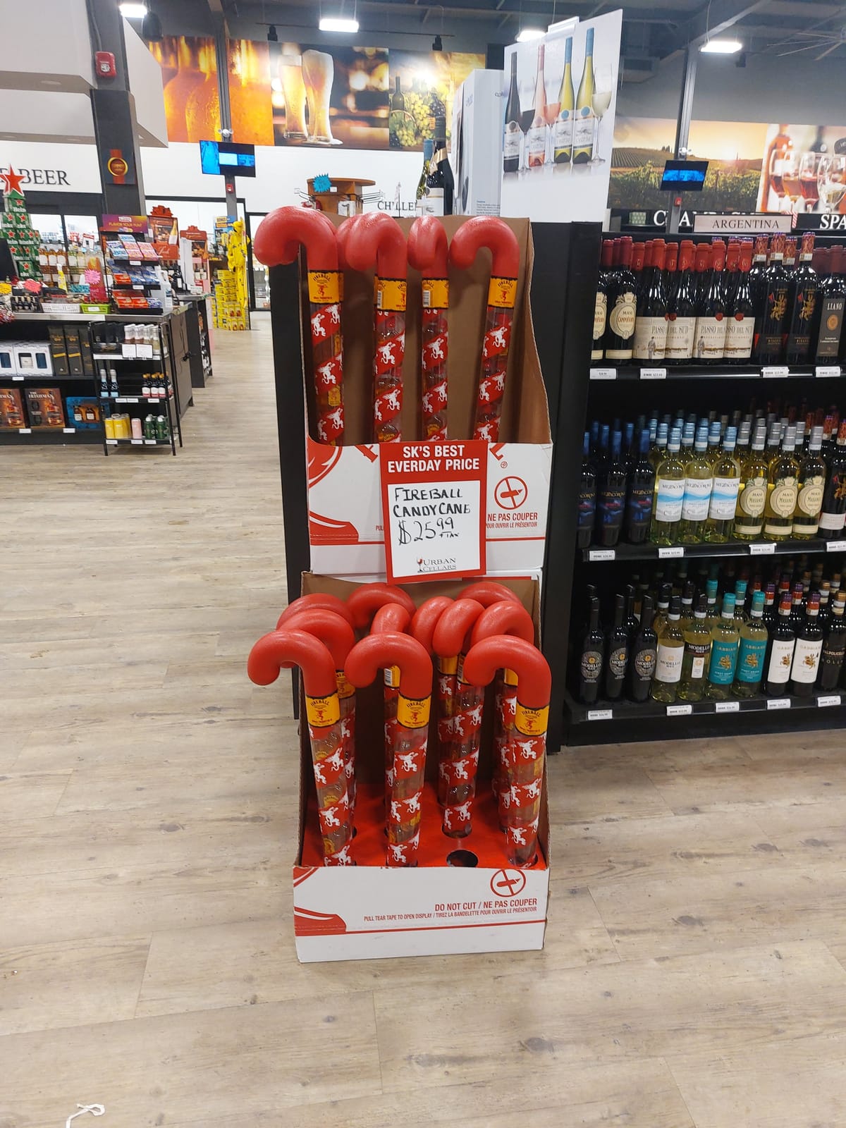 Fireball at Local Wine Shop
