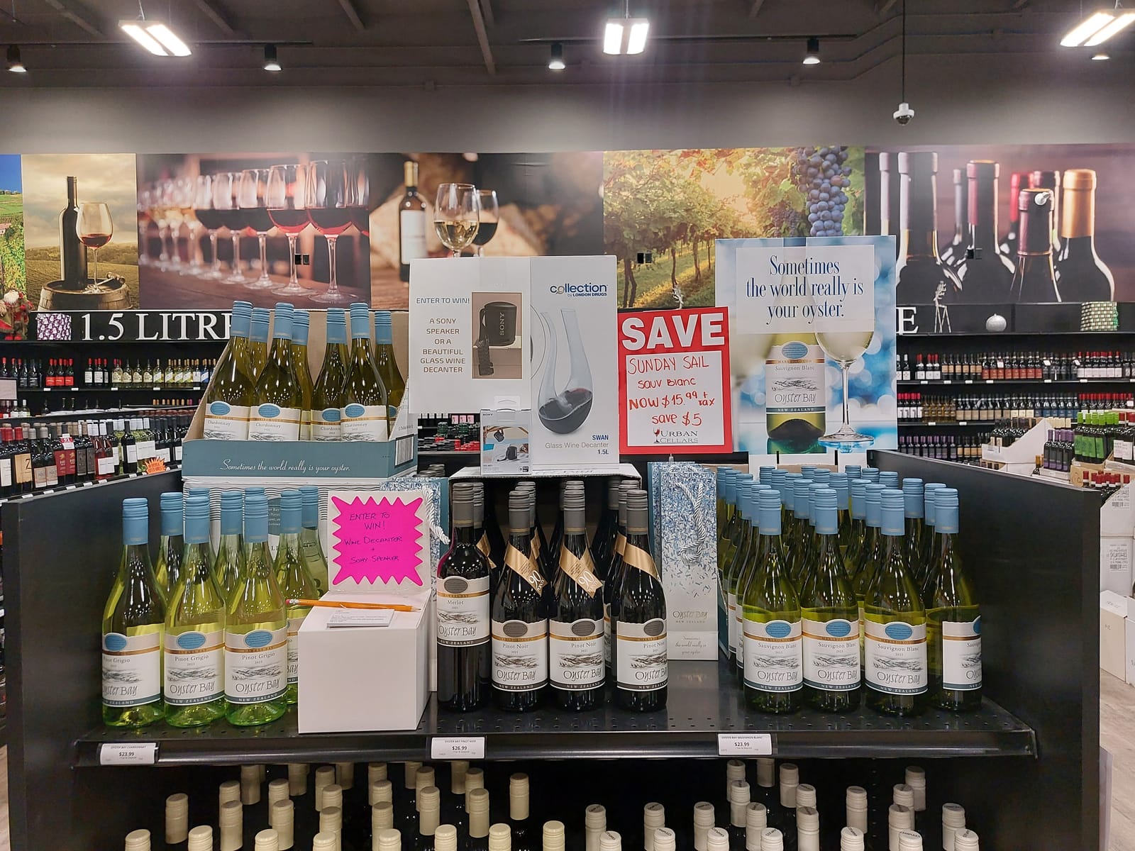 Oyster Bay at Local Wine Shop