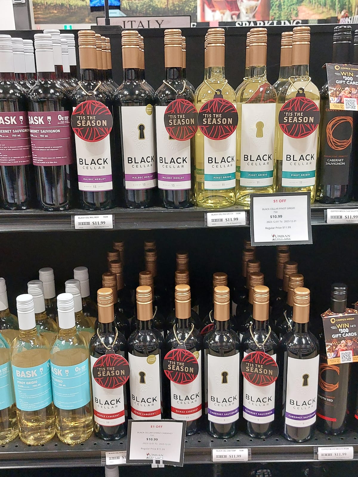Black Cellar at Local Wine Shop