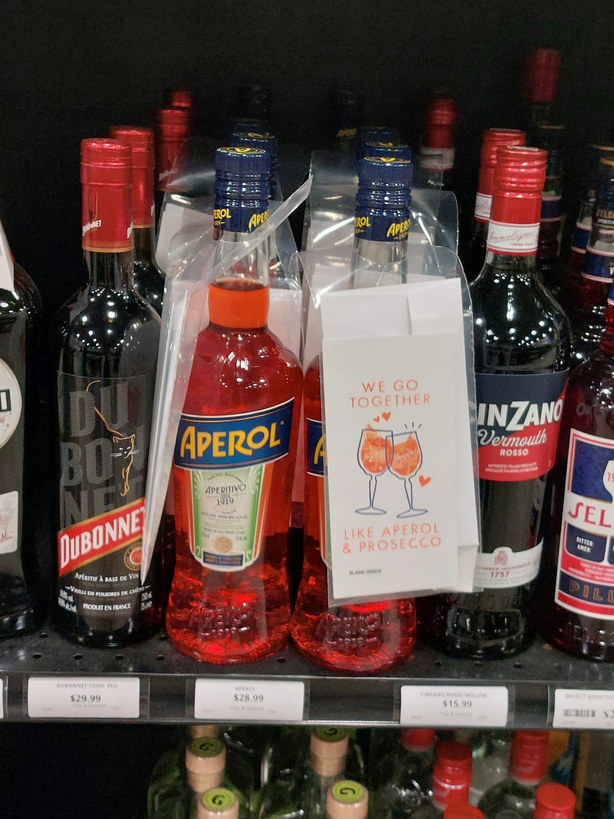 Aperol at Whole Foods