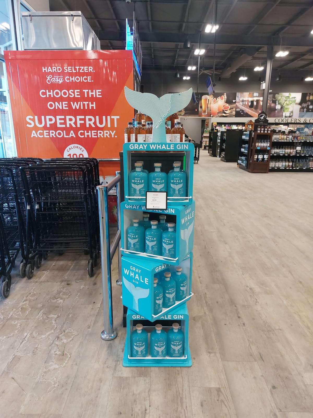 Gray Whale Gin at Local Wine Shop