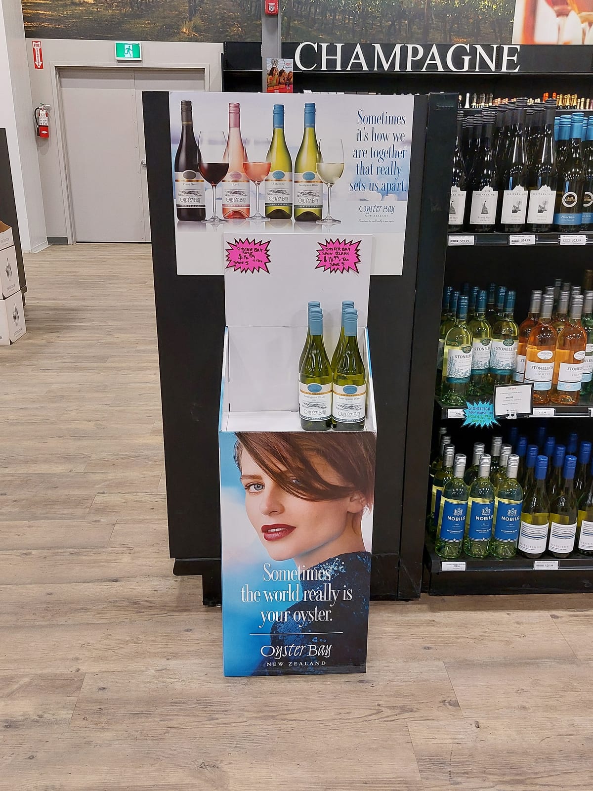 Oyster Bay at Local Wine Shop