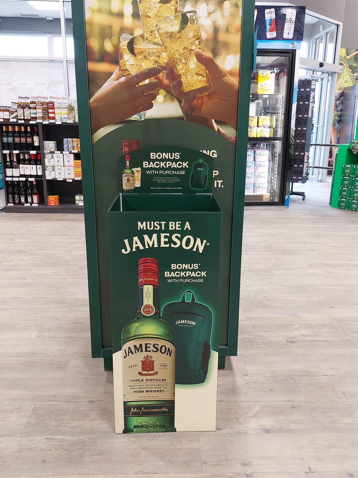 Jameson at Local Wine Shop