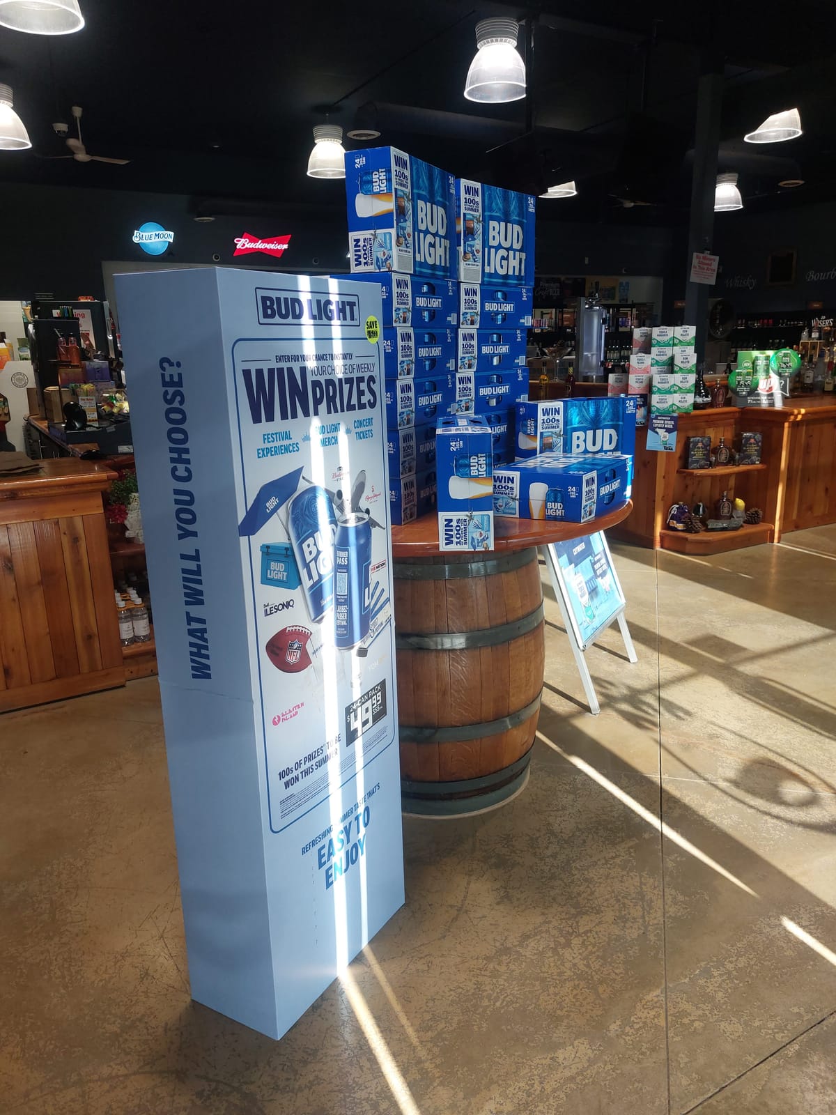 Bud Light at Tesco Ireland
