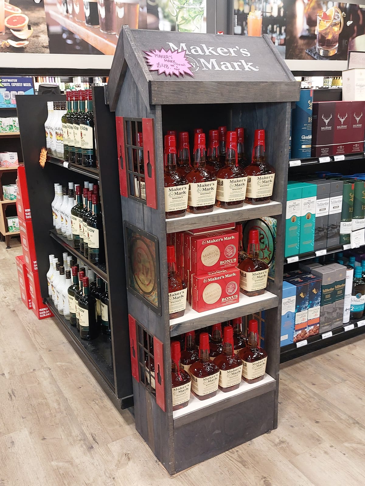 Maker's Mark at Local Wine Shop