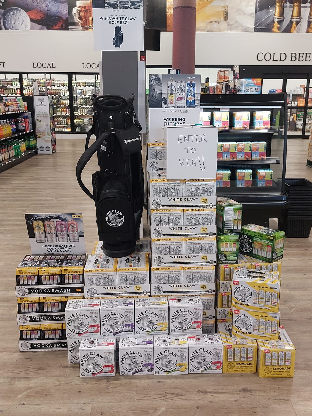 White Claw at Local Wine Shop