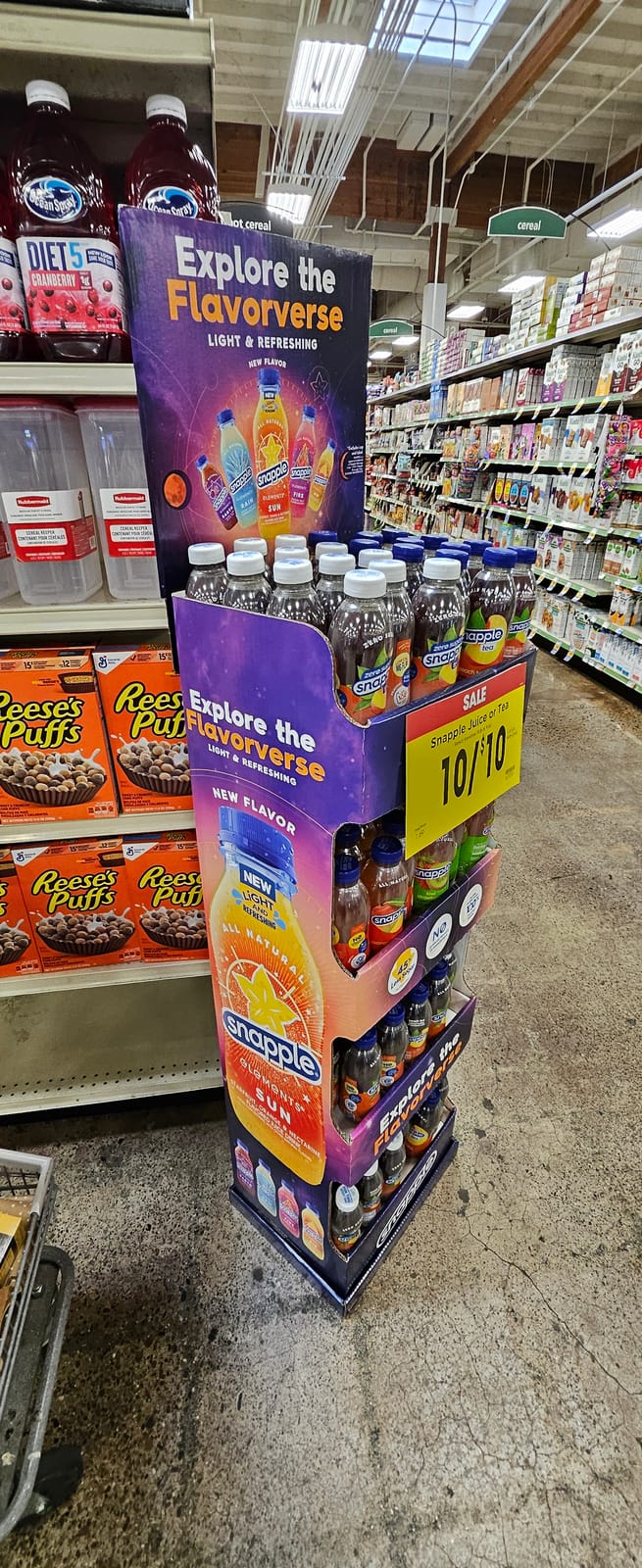 Snapple at Tesco Ireland