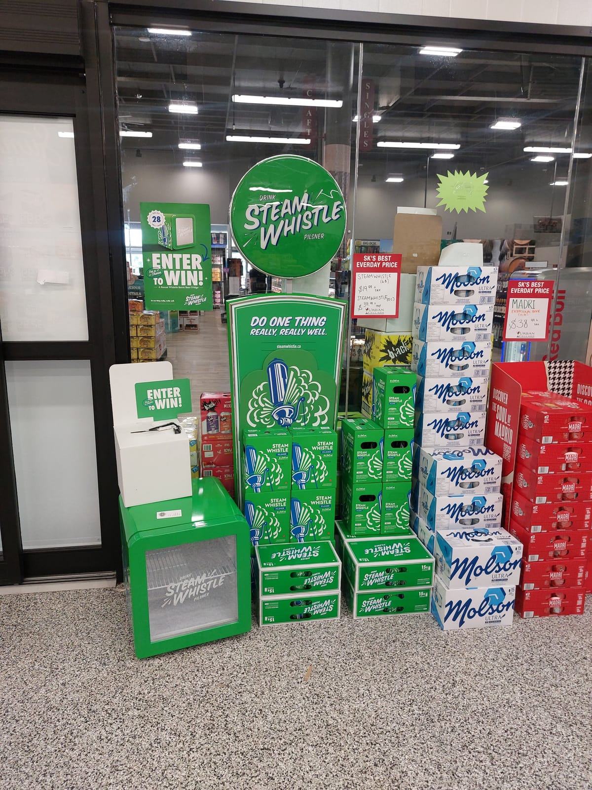 Steam Whistle at Safeway