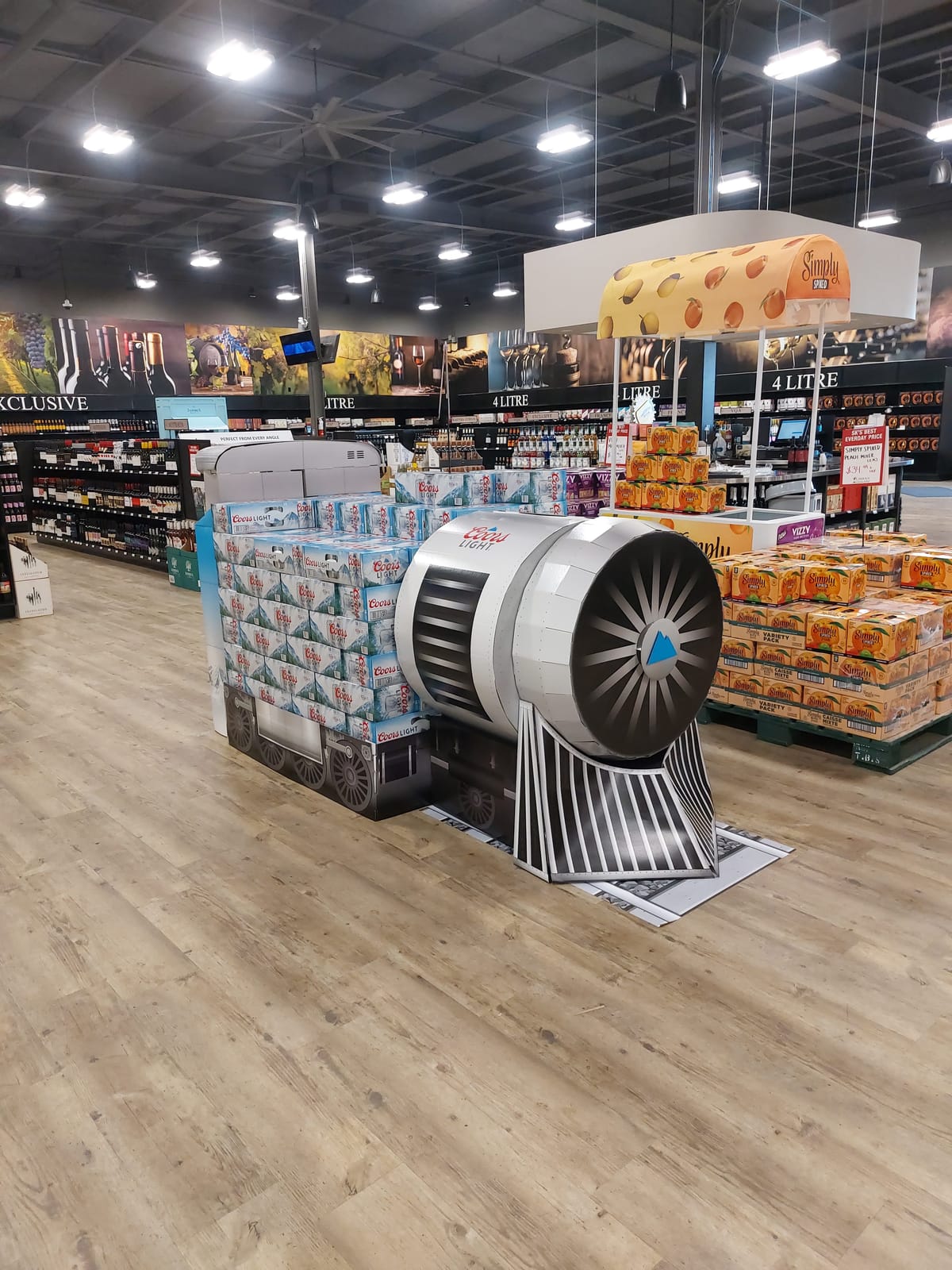 Coors Light at Safeway